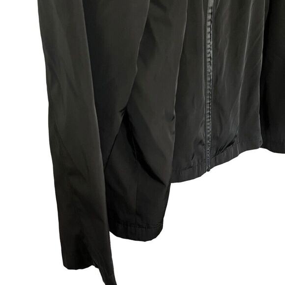 T Tech by Tumi Mens Black Full Zip Hooded Packable Jacket Windbreaker sz L - Picture 2 of 16